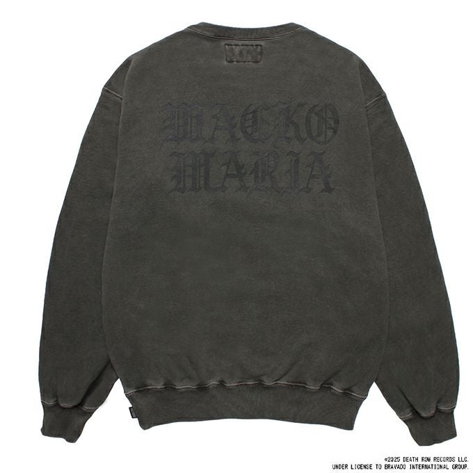WACKO MARIA DEATH ROW RECORDS / WASHED MIDDLE WEIGHT CREW NECK WACKO MARIA DEATH ROW RECORDS / WASHED MIDDLE WEIGHT CREW NECK