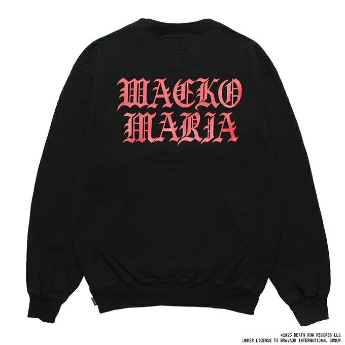 WACKO MARIA DEATH ROW RECORDS / WASHED MIDDLE WEIGHT CREW NECK