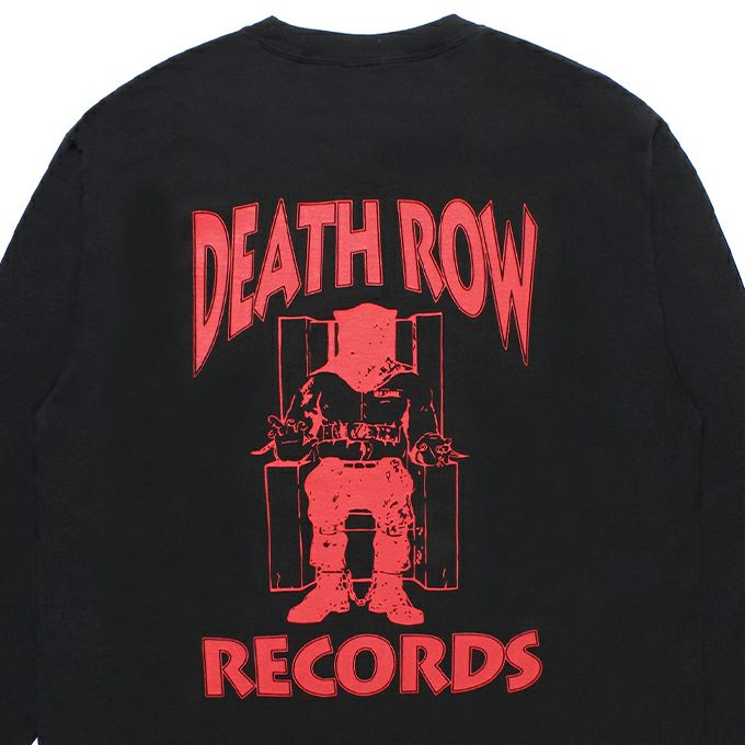 WACKO MARIA DEATH ROW RECORDS / WASHED HEAVY WEIGHT CREW NECK LONG
