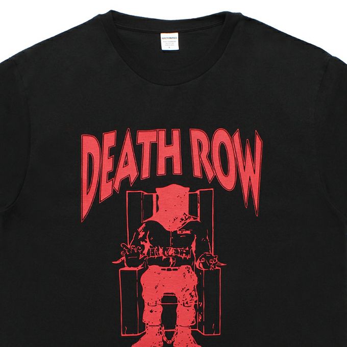 WACKO MARIA DEATH ROW RECORDS / WASHED HEAVY WEIGHT CREW NECK T