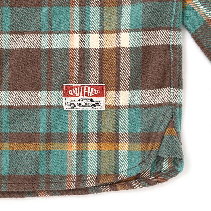 CHALLENGER PLAID FLANNEL SHIRT | LOCKSTOCK/STLIKE