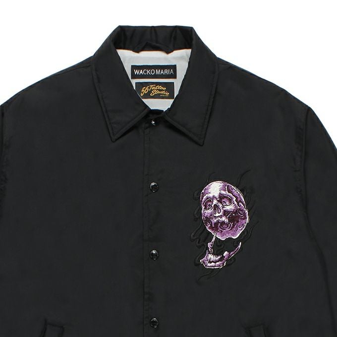 WACKO MARIA 56 Tattoo Studio コーチジャケット WACKO MARIA/56 TATTOO STUDIO / COACH JACKET（NAVY）［コーチJKT-25