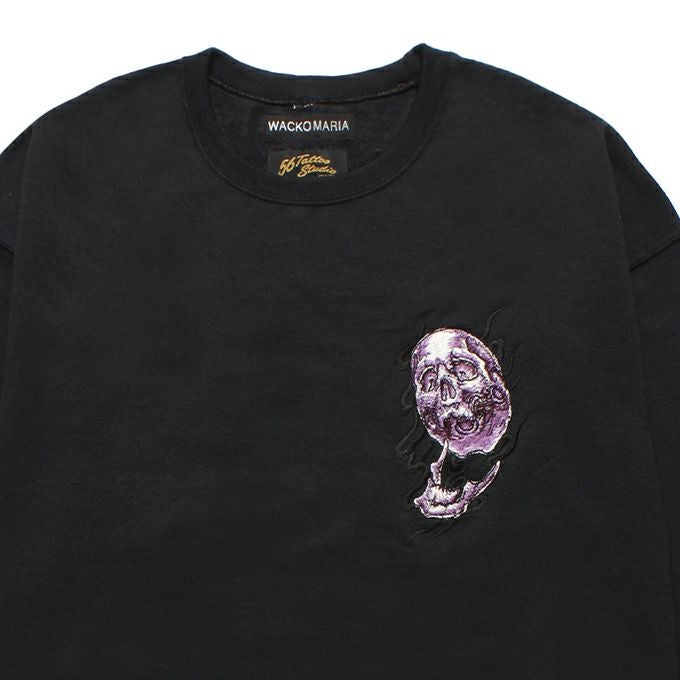 WACKO MARIA 56 TATTOO STUDIO / CREW NECK SWEAT SHIRT | LOCKSTOCK