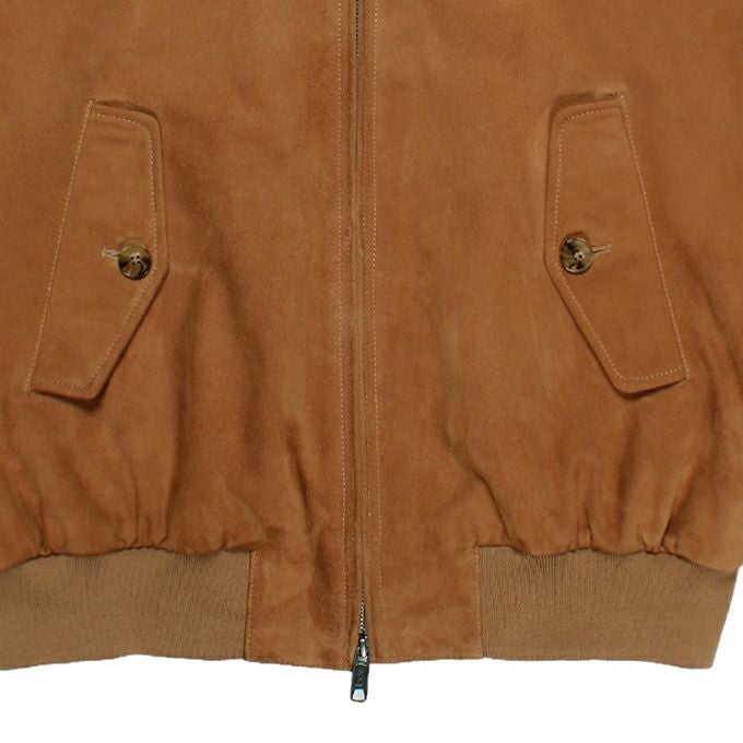 WACKO MARIA BARACUTA / G9 SUEDE LEATHER HARRINGTON JACKET