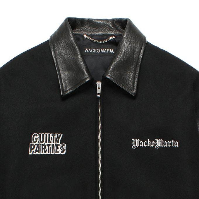 【美品】WACKOMARIA LEATHER VARSITY JACKET　L Leather Varsity Jacket - Green - THEROOM | Streetwear. Culture