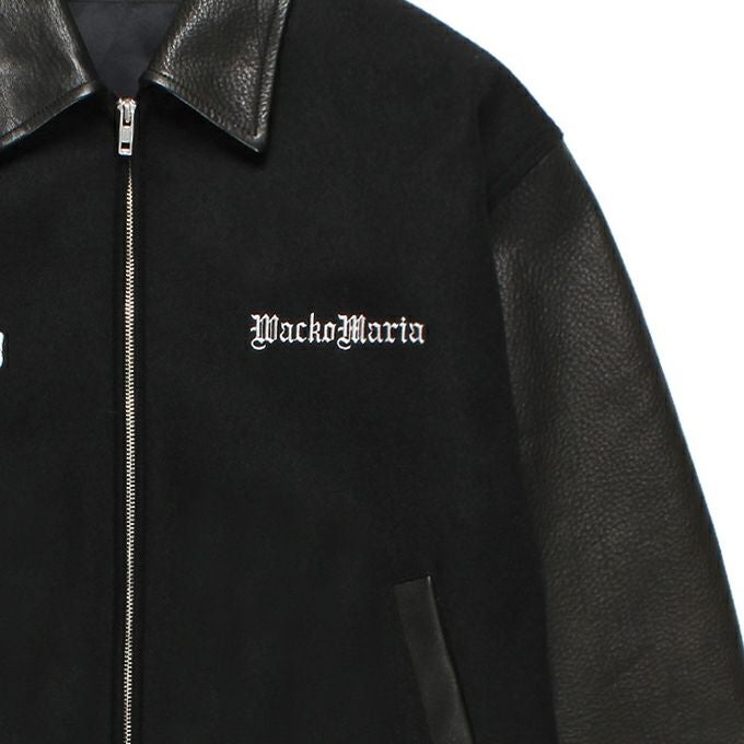 WACKO MARIA LEATHER VARSITY JACKET ( TYPE-1 ) | LOCKSTOCK/STLIKE