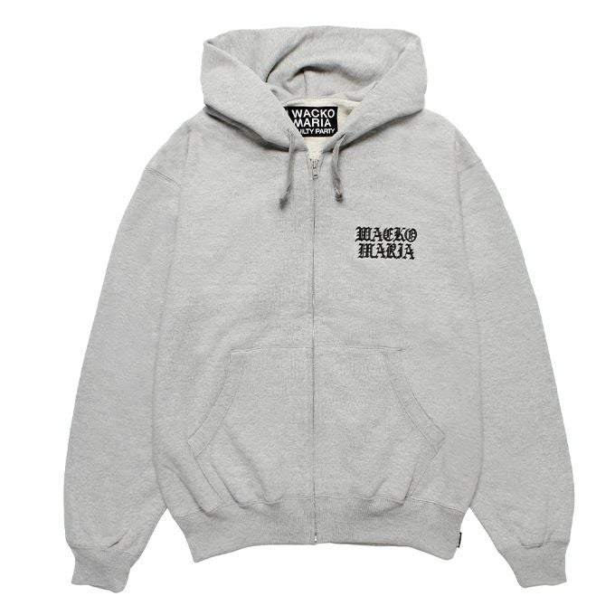WACKO MARIA HEAVY WEIGHT FULL ZIP HOODED SWEAT SHIRT ( TYPE-2