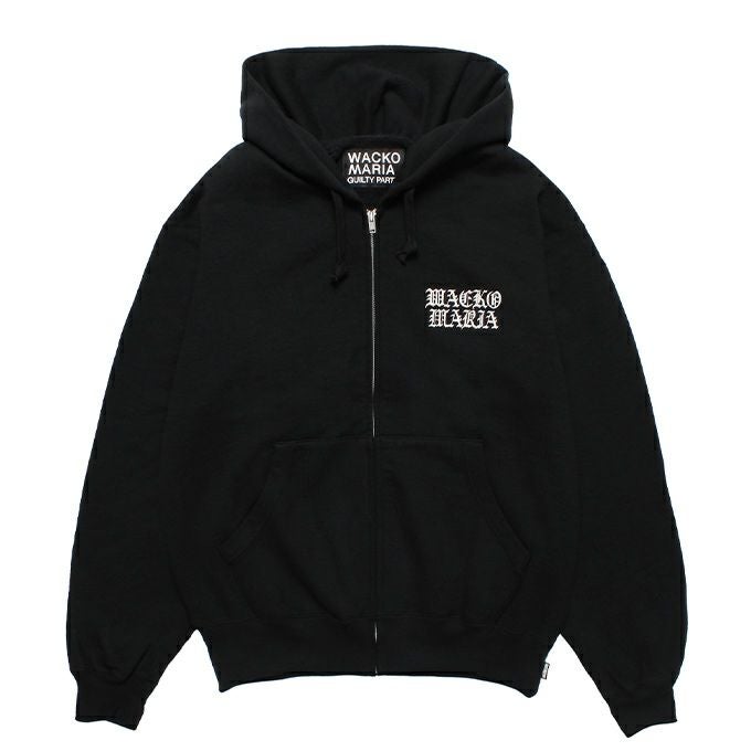 WACKO MARIA HEAVY WEIGHT FULL ZIP HOODED SWEAT SHIRT ( TYPE-2
