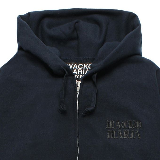WACKO MARIA HEAVY WEIGHT FULL ZIP HOODED SWEAT SHIRT ( TYPE-2