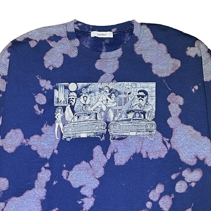 EXODUS AIN`T NO SUNSHINE TIE DYE SWEAT CREW NECK | LOCKSTOCK/STLIKE