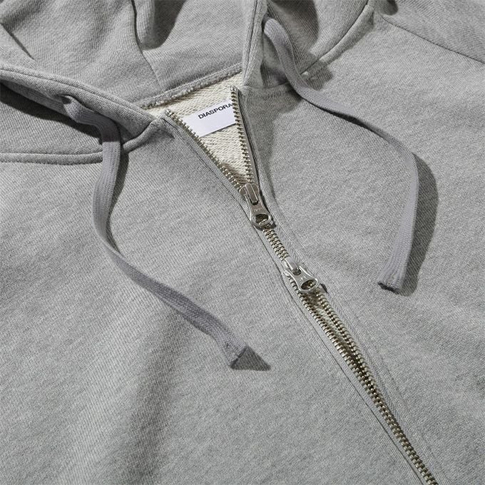 DIASPORA SKATEBOARDS Hayes Full Zip Hooded Sweatshirt | LOCKSTOCK