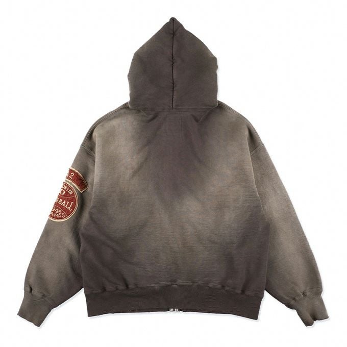 BOWWOW BASEBALL CHAMPION ZIP HOODIE AGED | LOCKSTOCK/STLIKE