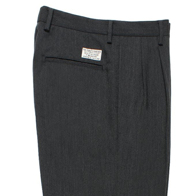 WACKO MARIA DOUBLE PLEATED WOOL TROUSERS | LOCKSTOCK/STLIKE