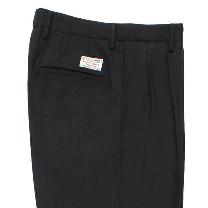 WACKO MARIA DOUBLE PLEATED WOOL TROUSERS | LOCKSTOCK/STLIKE