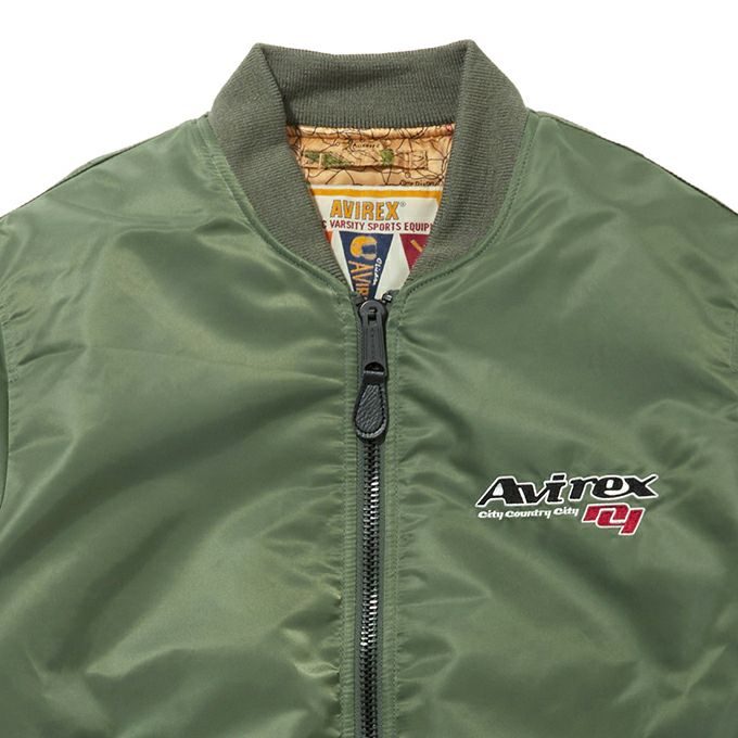 CITY COUNTRY CITY x AVIREX_EMBROIDERED LOGO MA-1 | LOCKSTOCK/STLIKE