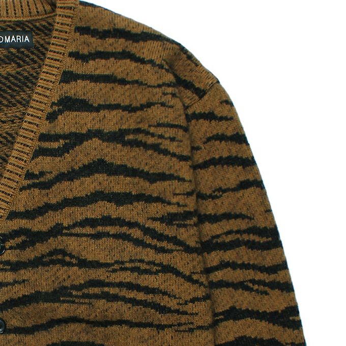 WACKO MARIA TIGER MOHAIR JACQUARD KNIT CARDIGAN | LOCKSTOCK/STLIKE