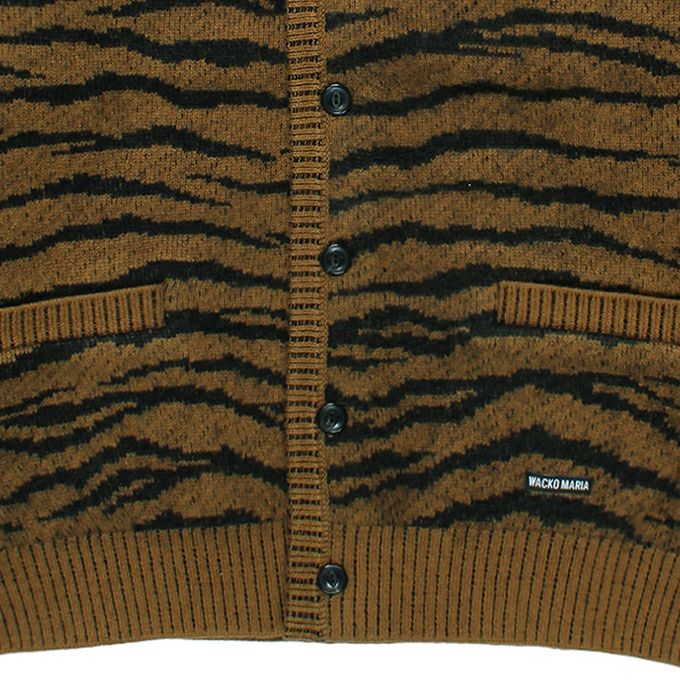 WACKO MARIA TIGER MOHAIR JACQUARD KNIT CARDIGAN | LOCKSTOCK/STLIKE
