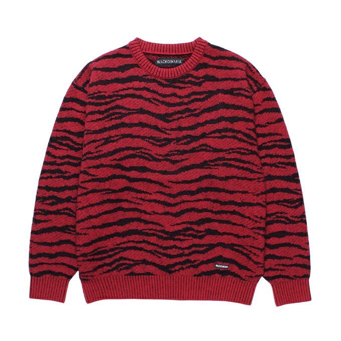 ※さめ吉WACKO MARIA Tiger Pattern Sweater WACKO MARIA TIGER MOHAIR JACQUARD KNIT SWEATER | LOCKSTOCK/STLIKE
