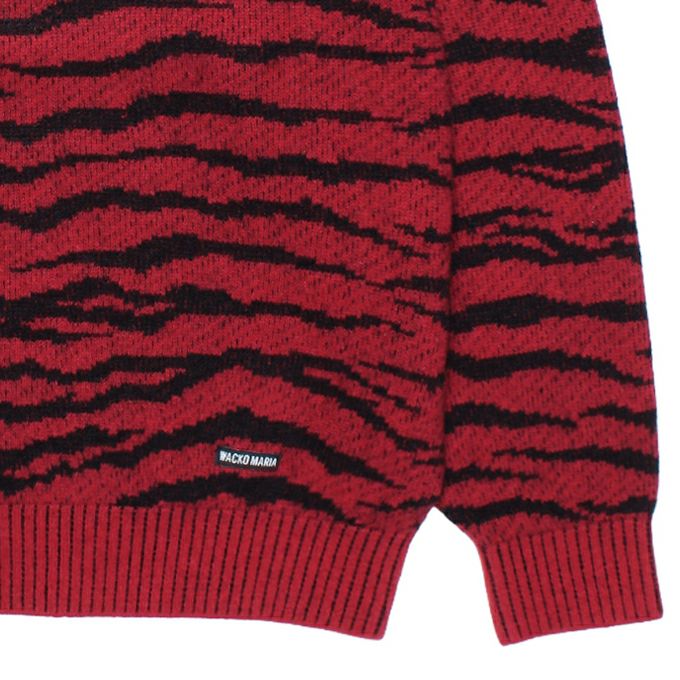 WACKO MARIA TIGER MOHAIR JACQUARD KNIT SWEATER | LOCKSTOCK/STLIKE