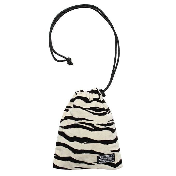 WACKO MARIA TIGER VELOUR DRAWSTRING BAG | LOCKSTOCK/STLIKE