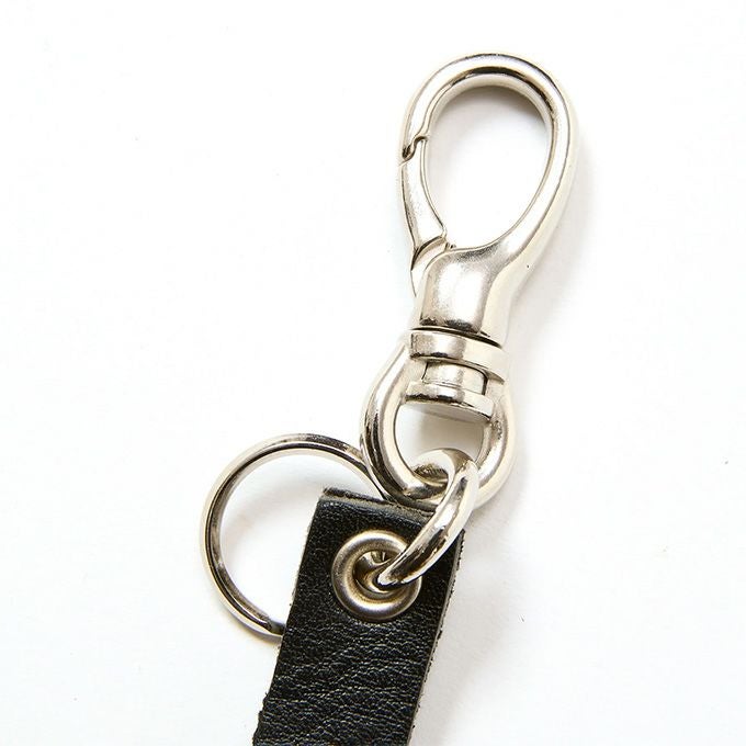 CALEE STUDS LEATHER SHORT KEY RING | LOCKSTOCK/STLIKE