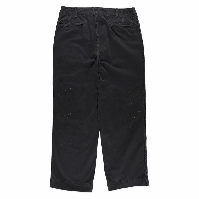 BOWWOW BLACK WORK TROUSERS AGED | LOCKSTOCK/STLIKE