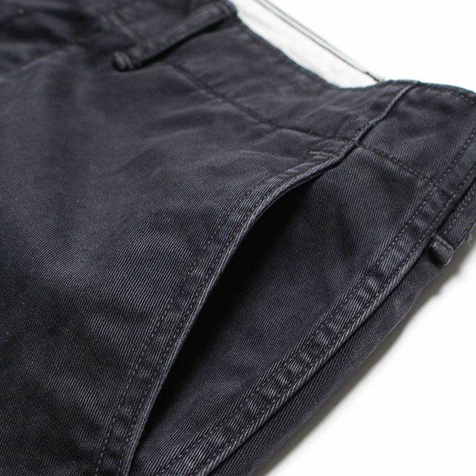 BOWWOW BLACK WORK TROUSERS AGED | LOCKSTOCK/STLIKE