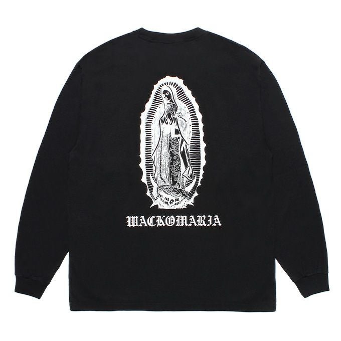 WACKO MARIA WASHED HEAVY WEIGHT CREW NECK LONG SLEEVE T-SHIRT