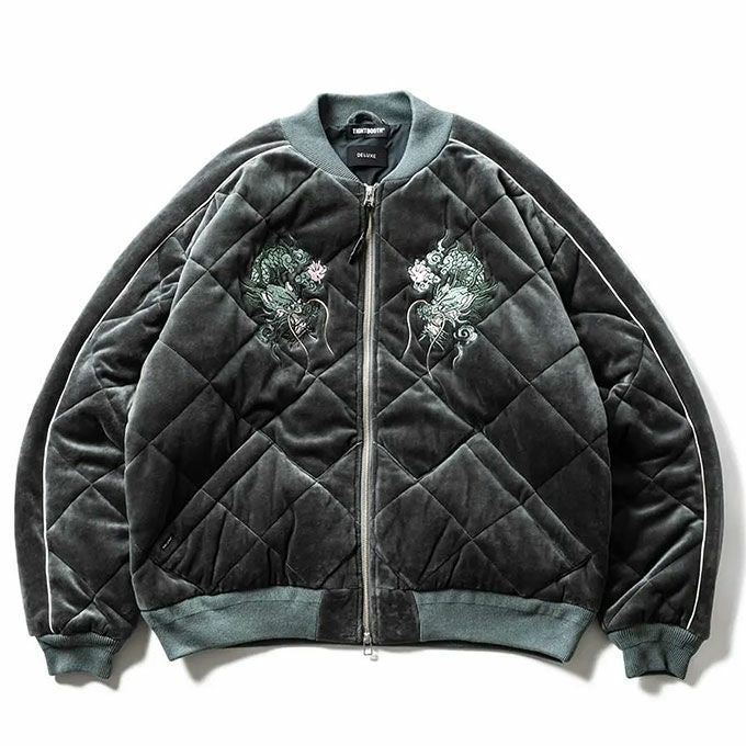 ジャケット・アウター TIGHTBOOTH x DELUXE VELOUR SOUVENIR JKT DELUXE(デラックス) / DELUXE × TIGHTBOOTH VELOUR SOUVENIR JKT