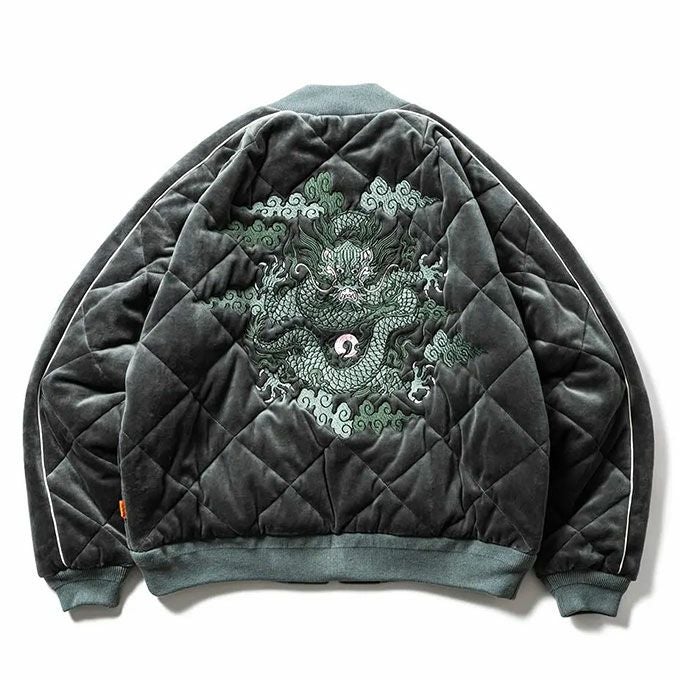 TIGHTBOOTH PRODUCTION VELOUR SOUVENIR JKT (TIGHTBOOTH x DELUXE
