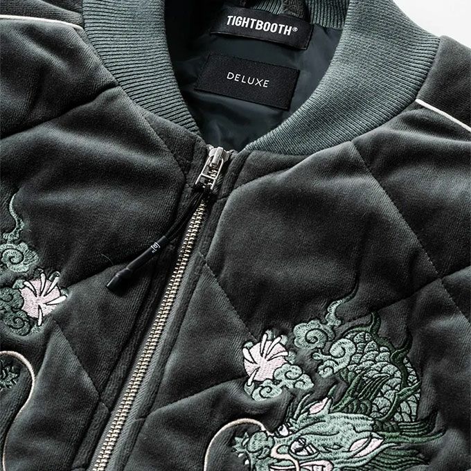 TIGHTBOOTH PRODUCTION VELOUR SOUVENIR JKT (TIGHTBOOTH x DELUXE