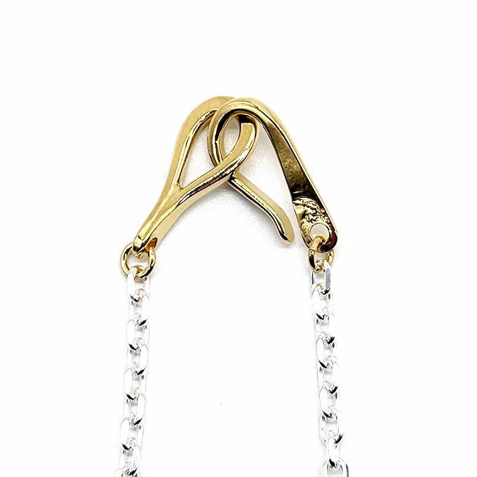 アクセサリー LARRY SMITH INFINITY HOOK CABLE CHAIN INFINITY HOOK CABLE CHAIN, LARGE, 50cm - Larry Smith
