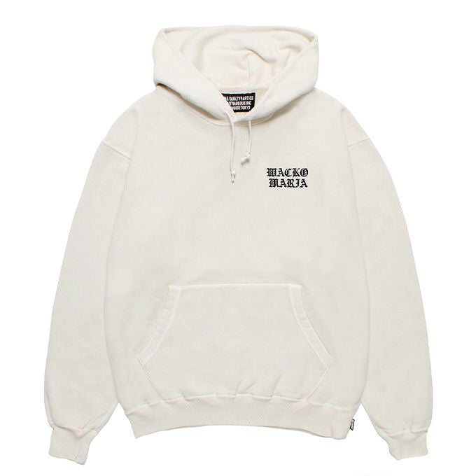 WACKO MARIA WASHED MIDDLE WEIGHT PULLOVER HOODED SWEAT SHIRT