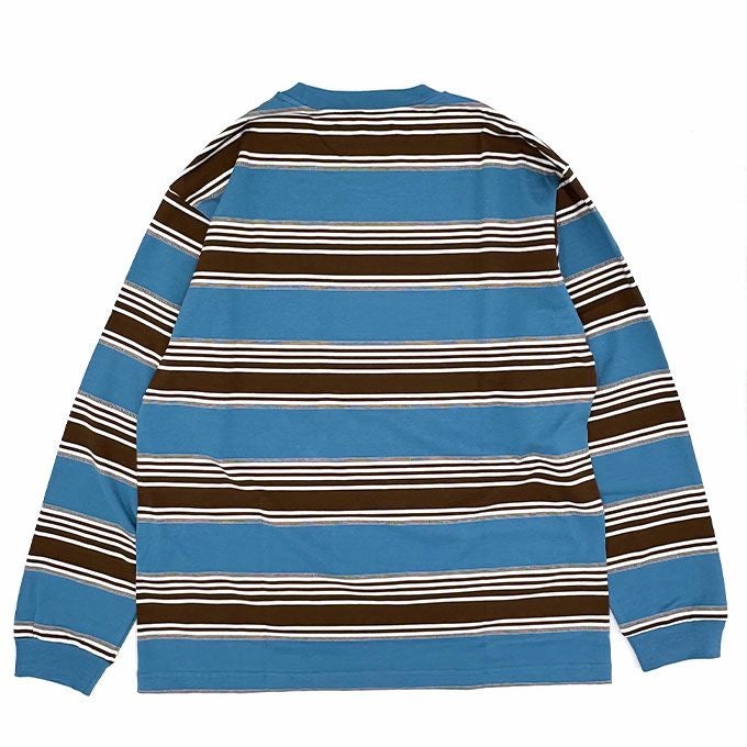 WACKO MARIA STRIPED CREW NECK LONG SLEEVE T-SHIRT ( TYPE-3