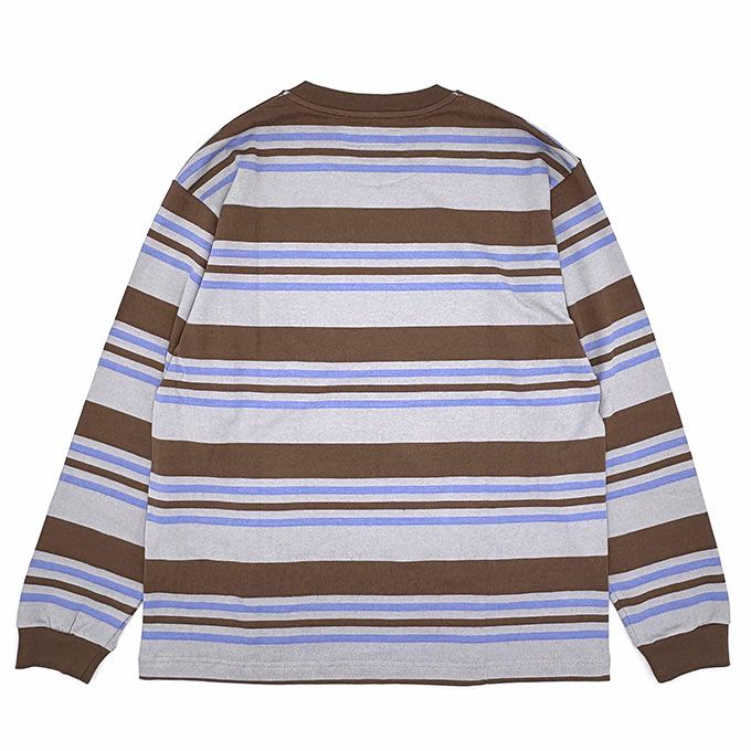 WACKO MARIA STRIPED CREW NECK LONG SLEEVE T-SHIRT ( TYPE-1