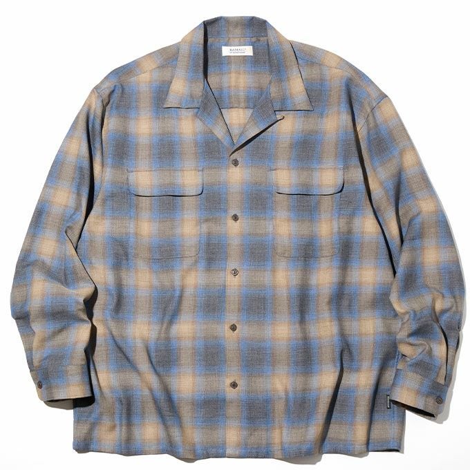 RADIALL BELAIR - OPEN COLLARED SHIRT L/S | LOCKSTOCK/STLIKE