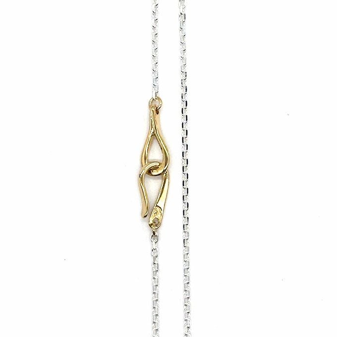 SILIVER/18K GOLD	