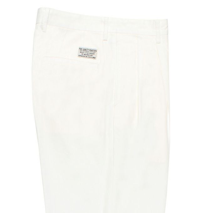 WACKO MARIA DOUBLE PLEATED CHINO TROUSERS | LOCKSTOCK/STLIKE