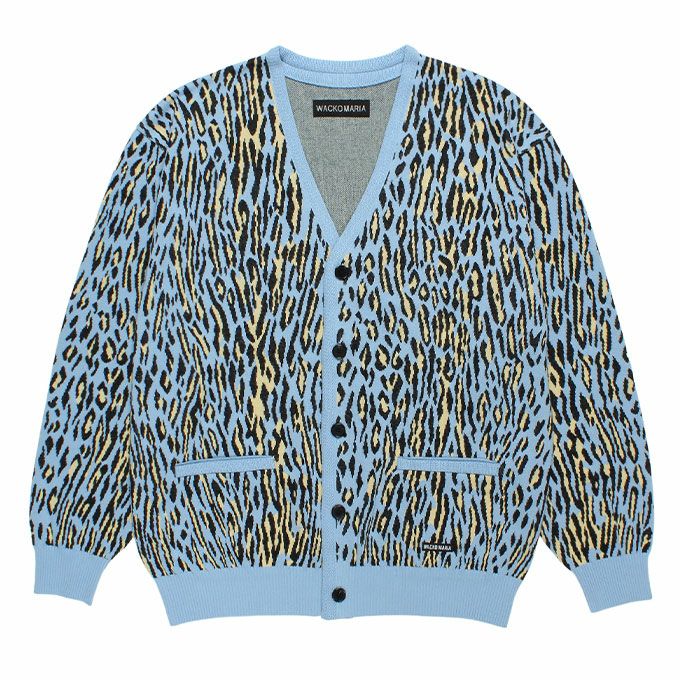 WACKO MARIA LEOPARD JACQUARD CARDIGAN ( TYPE-2 ) | LOCKSTOCK/STLIKE