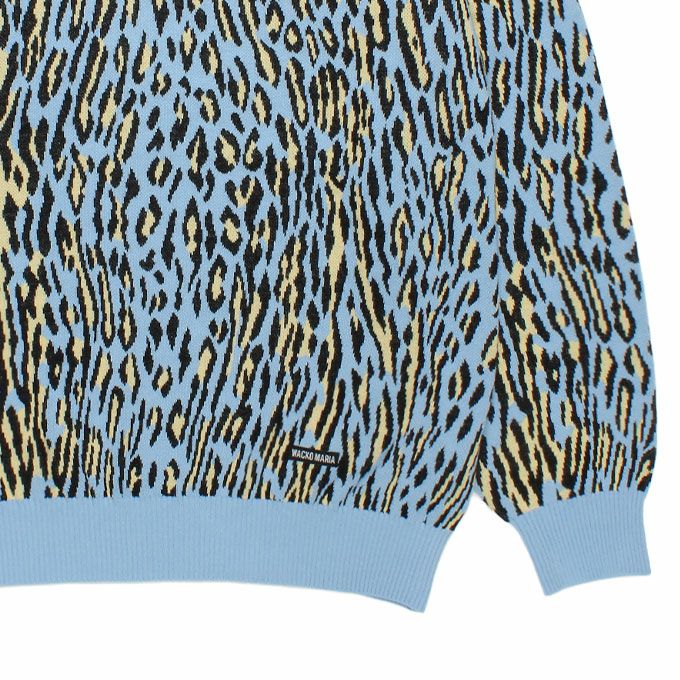 WACKO MARIA LEOPARD JACQUARD SWEATER ( TYPE-2 ) | LOCKSTOCK/STLIKE