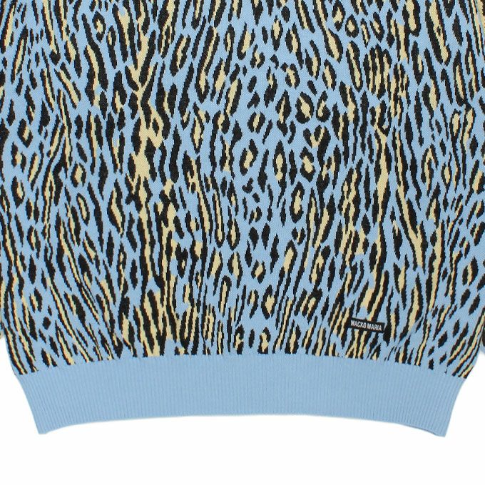 WACKO MARIA LEOPARD JACQUARD SWEATER ( TYPE-2 ) | LOCKSTOCK/STLIKE