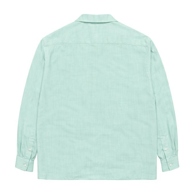 専用　ワコマリア WACKO MARIA/50'S OPEN COLLAR SHIRT（BLACK）［ピンポイントステッチ