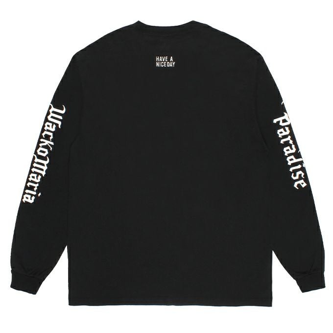 WACKO MARIA WASHED HEAVY WEIGHT CREW NECK LONG SLEEVE T-SHIRT
