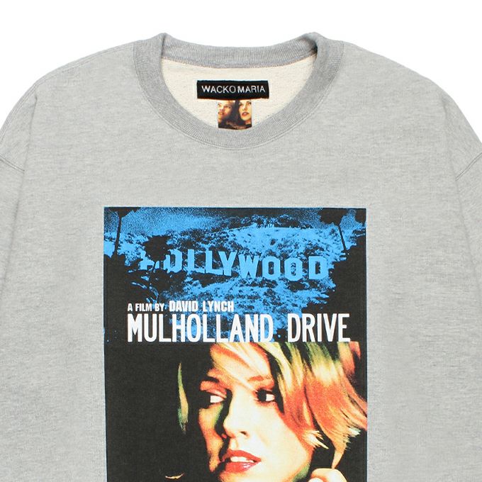 WACKO MARIA MULHOLLAND DRIVE / HEAVY WEIGHT CREW NECK SWEAT SHIRT