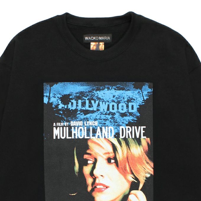 WACKO MARIA MULHOLLAND DRIVE / HEAVY WEIGHT CREW NECK SWEAT SHIRT