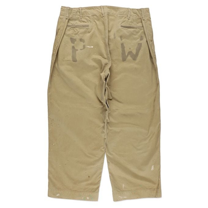 BOWWOW PW 41 KHAKI TROUSERS AGED | LOCKSTOCK/STLIKE