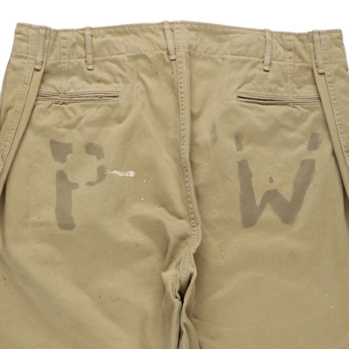BOWWOW PW 41 KHAKI TROUSERS AGED | LOCKSTOCK/STLIKE