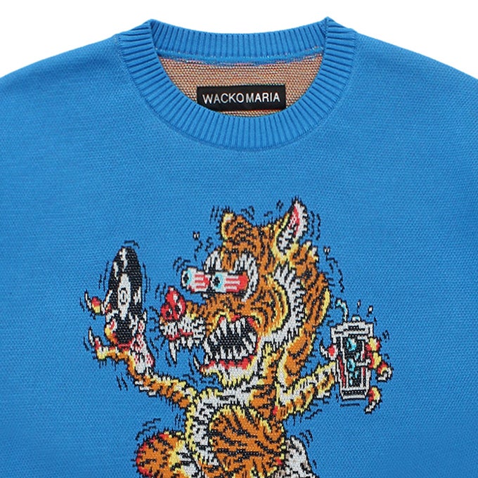 WACKO MARIA TIM LEHI / JACQUARD KNIT SWEATER | LOCKSTOCK/STLIKE