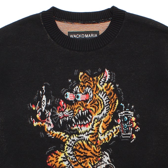 WACKO MARIA TIM LEHI / JACQUARD KNIT SWEATER | LOCKSTOCK/STLIKE