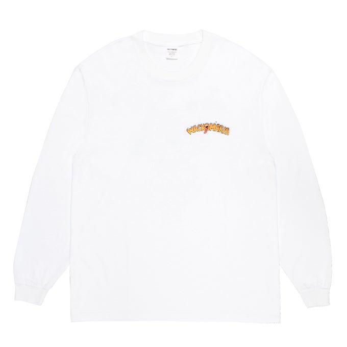 WACKO MARIA TIM LEHI / WASHED HEAVY WEIGHT CREW NECK LONG SLEEVE T